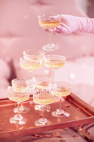 Italcímkék Szívek, 4x6,5 cm, mix (1 pkt / 10 db.)