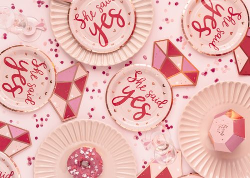 Italcímkék Szívek, 4x6,5 cm, mix (1 pkt / 10 db.)