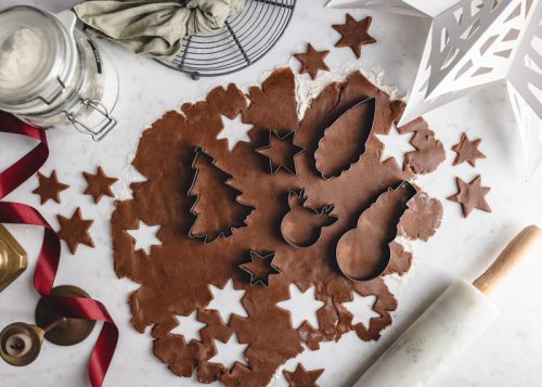 Cookie cutters Merry Christmas, silver (1 pkt / 6 pc.)