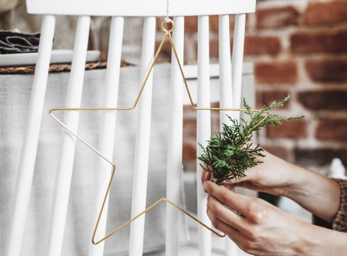 Fém függő díszek Csillagok, mix (1 db / 2 db)