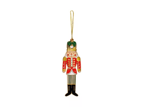 Metal hanging decoration Nutcracker, mix, 3x10cm