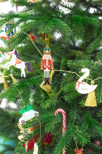 Metal hanging decoration Nutcracker, mix, 3x10cm