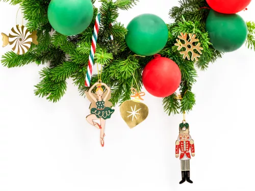 Metal hanging decoration Nutcracker, mix, 3x10cm