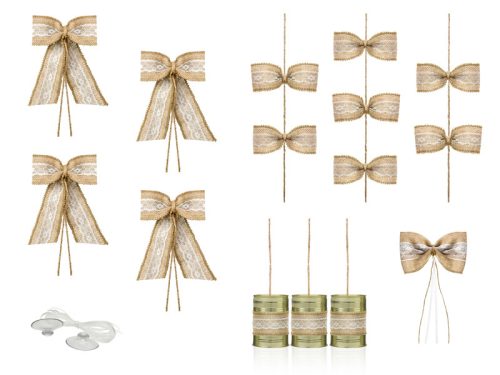 Autó dekorációs készlet - íjak