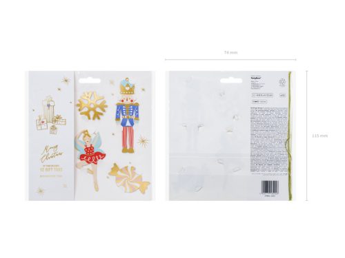 Ajándékcédulák Diótörő, mix (1 db / 12 db.)