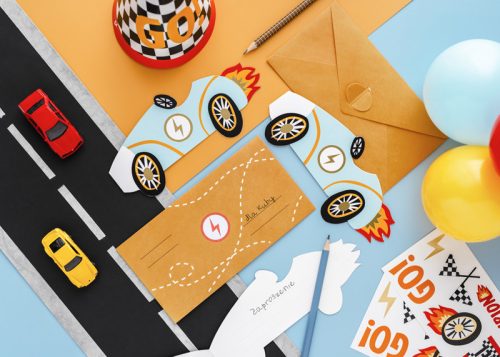 Meghívók Autó, mix (1 db / 6 db)