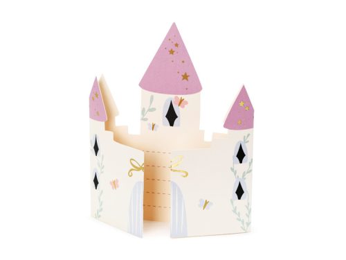 Meghívók Castel, 12,5x15,5 cm, mix (1 pkt / 6 db.)