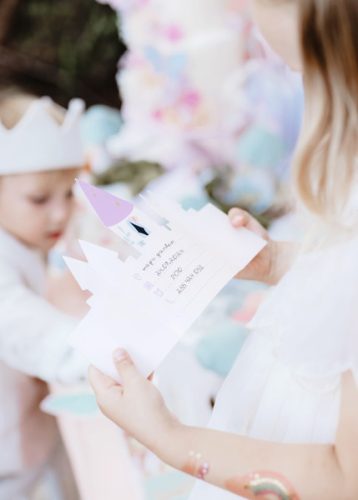 Meghívók Castel, 12,5x15,5 cm, mix (1 pkt / 6 db.)