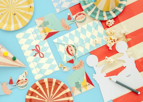 Pecsétes meghívók, 8,5 x 18,5 cm, mix (1 pkt / 6 db.)