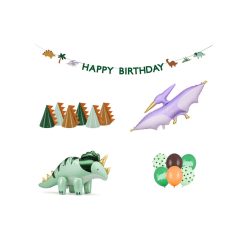 Foil balloons set - Dinosaurs, mix (1 pkt / 25 pc.)