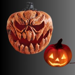 Halloween tökök és tök dekorációk
