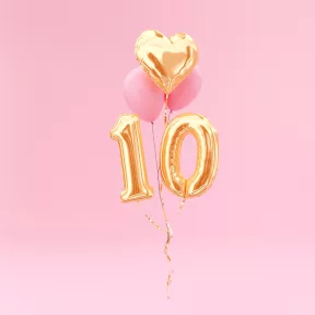 10. szülinapi dekoráció