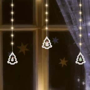 Jégcsap függönyök karácsonyra