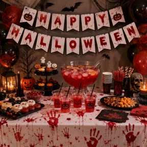 Halloween party kellékek